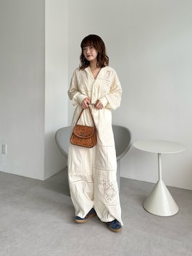 「Freada（フリーダ）のアイテム」を使った、木村 星南（せな）さん（レディース・162cm）の秋コーディネート
