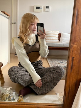 木村 星南(せな)さん(レディース・162cm)の冬コーディネート