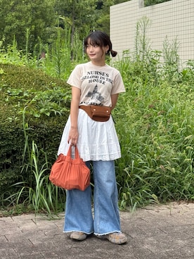 木村 星南(せな)さん(レディース・162cm)の夏コーディネート
