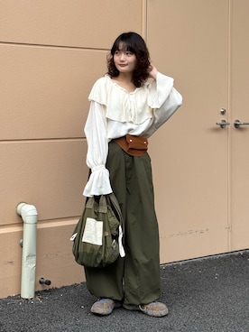 「WEARピックアップ」｜木村 星南（せな）さん（レディース・162cm）の秋コーディネート