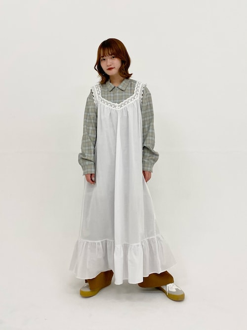 eLur ブラウス シャツ 「eLur」2wayチェックシャツ