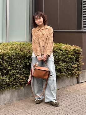 「KBF（ケイビーエフ）のアイテム」を使った、木村 星南（せな）さん（レディース・162cm）の春コーディネート