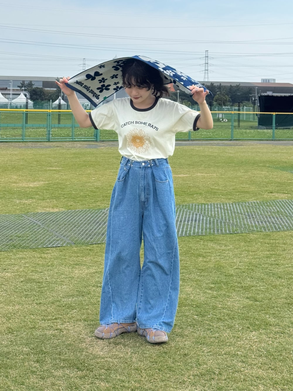 パンツ 「竹下玲奈×NAVYS」コラボ ホックアジャストパンツ