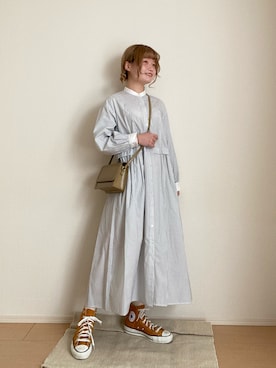 「ROPE' PICNIC（ロペピクニック）のアイテム」を使った、木村 星南（せな）さん（レディース・162cm）の春コーディネート