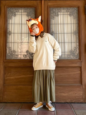 「SM2（エスエムツー）のアイテム」を使った、木村 星南（せな）さん（レディース・162cm）の冬コーディネート