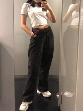 「ヘソだし」｜rererere0630さん（レディース・175cm・20代）の夏コーディネート