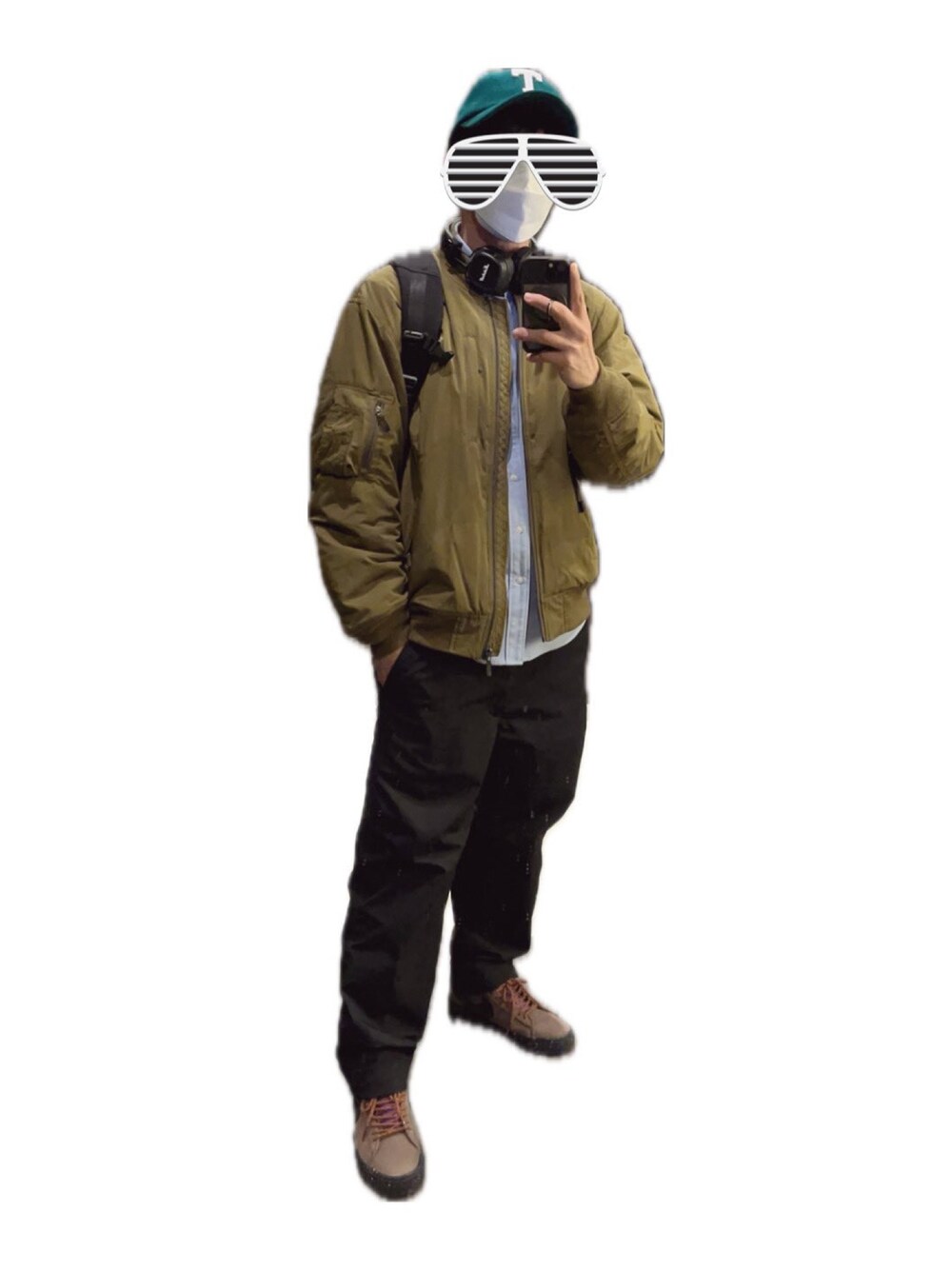 THE NORTH FACEのMA-1（ベージュ系）を使った人気ファッション