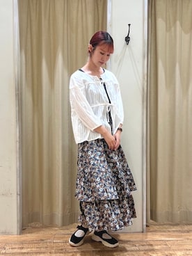 「アイテム（ドレスシューズ）」を使った、まよねーずさん（レディース・164cm）の夏コーディネート