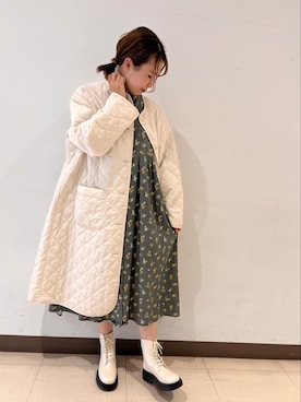 「sm2rhythm（サマンサモスモスリズム）のアイテム（ジャケット/アウター）」を使った、まよねーずさん（レディース・164cm）の秋コーディネート