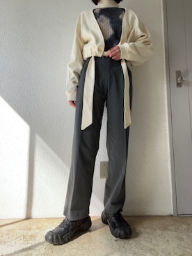 「ほめられ本命コーデ」｜「アイテム（その他トップス）」を使った、昧さん（レディース・170cm）の冬コーディネート