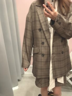 「Heather（ヘザー）のアイテム（テーラードジャケット）」を使った、say0112さん（レディース・160cm）の秋コーディネート