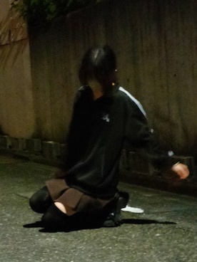 「アイテム（ジャージ）」を使った、さうさん（レディース・162cm）の秋コーディネート
