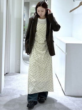 「FREE'S MART（フリーズマート）のアイテム」を使った、MAIさん（レディース・157cm）の冬コーディネート