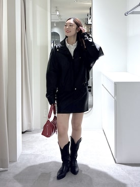 「FREE'S MART（フリーズマート）のアイテム（バッグ）」を使った、MAIさん（レディース・157cm）の秋コーディネート