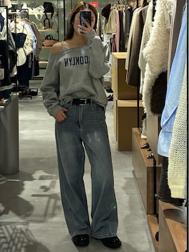 「FREE'S MART（フリーズマート）のアイテム」を使った、MAIさん（レディース・157cm）の春コーディネート