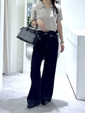 「FREE'S MART（フリーズマート）のアイテム（パンツ）」を使った、MAIさん（レディース・157cm）の秋コーディネート