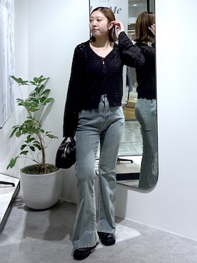 「FREE'S MART（フリーズマート）のアイテム（トップス）」を使った、MAIさん（レディース・157cm）の春コーディネート