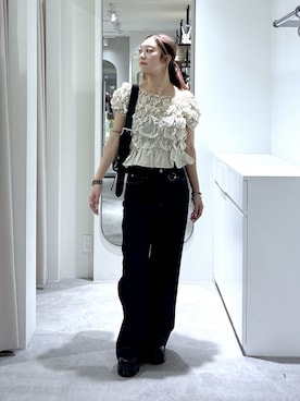 「FREE'S MART（フリーズマート）のアイテム（バッグ）」を使った、MAIさん（レディース・157cm）の秋コーディネート