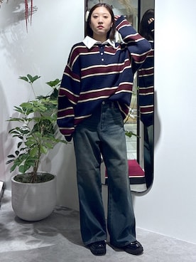 「FREE'S MART（フリーズマート）のアイテム」を使った、MAIさん（レディース・157cm）の冬コーディネート