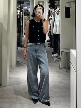 「FREE'S MART（フリーズマート）のアイテム（パンツ）」を使った、MAIさん（レディース・157cm）の夏コーディネート