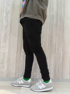 「NEW BALANCE（ニューバランス）の【New Balance】ニューバランス MS237 WB/WL/HG（スニーカー、グレー系）」を使った、Parade錦糸町さん（レディース・160cm）の春コーディネート