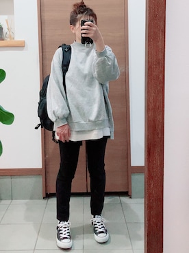 CHBIHAHA(チビ母/低身長コーデ)さん(レディース・148cm)の秋コーディネート