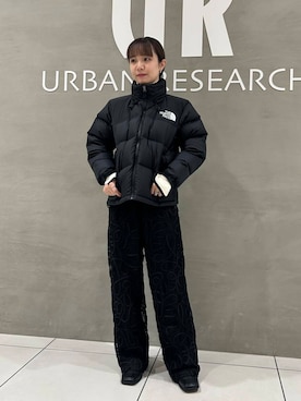 「URBAN RESEARCH（アーバンリサーチ）のアイテム（ニット/セーター）」を使った、karinさん（レディース・155cm）の秋コーディネート