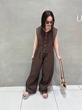 「URBAN RESEARCH（アーバンリサーチ）のアイテム（パンツ）」を使った、rinkochan01さん（レディース・155cm）の春コーディネート