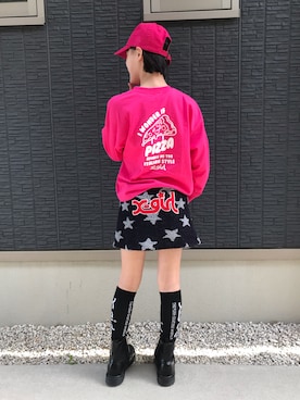 「本気のパー子」｜kanaさん（キッズ・145cm）の春コーディネート
