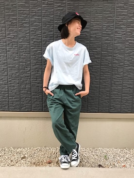 kanaさん（キッズ・148cm）の夏コーディネート