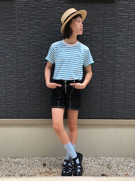 kanaさん(キッズ・148cm)の夏コーディネート