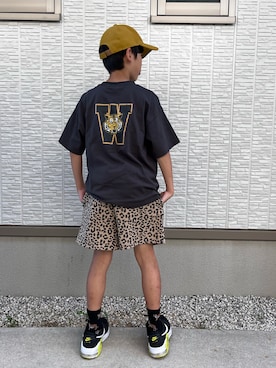 「AIR MAX」｜「アイテム（帽子）」を使った、kanaさん（キッズ・142cm）の夏コーディネート