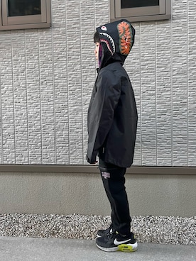 「アイテム（マウンテンパーカー）」を使った、kanaさん（キッズ・142cm）の冬コーディネート