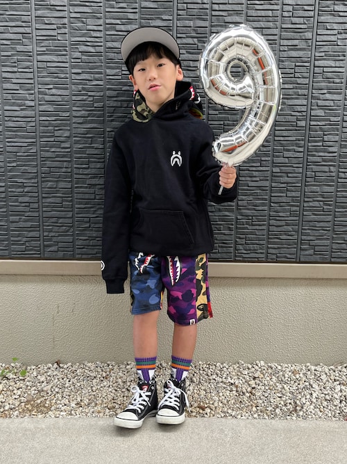 A Bathing Ape APE 黒 トレーナーパーカー【美品】 A BATHING APE®
