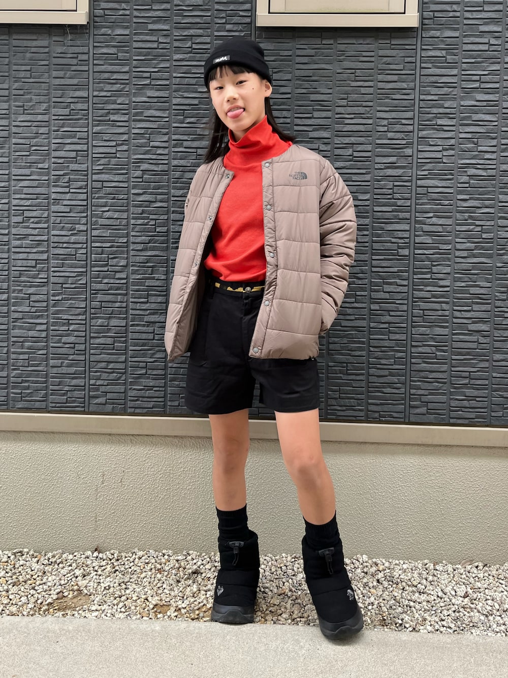 THE NORTH FACE / キッズ マイクロゼファー カーディガン 22