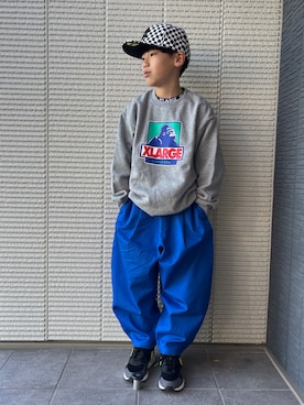 「マイベストコーデ2023」｜「アイテム（キャップ）」を使った、kanaさん（キッズ・134cm）の冬コーディネート