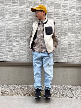 「アイテム（その他アウター）」を使った、kanaさん（キッズ・142cm）の冬コーディネート