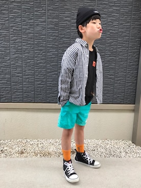 「カラー×コーデ」｜kanaさん（キッズ・126cm）の春コーディネート