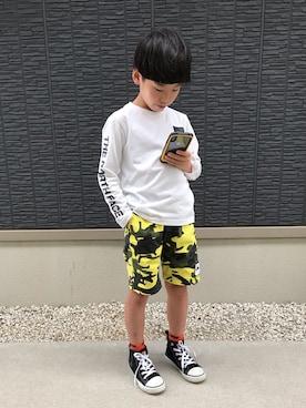 「カラー×コーデ」｜kanaさん（キッズ・126cm）の春コーディネート