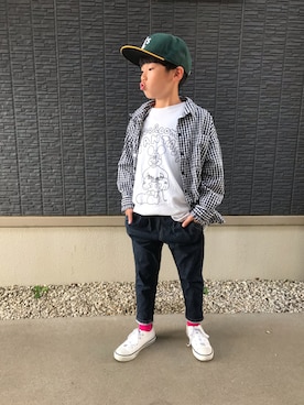 kanaさん（キッズ・126cm）の秋コーディネート