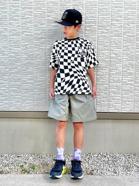 「アイテム（Tシャツ/カットソー）」を使った、kanaさん（キッズ・142cm）の夏コーディネート