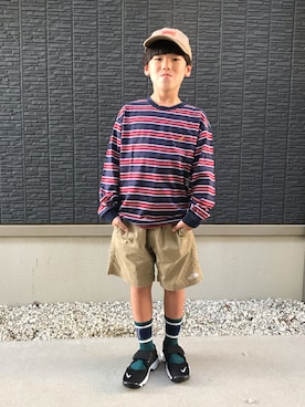 kanaさん(キッズ・126cm)の秋コーディネート