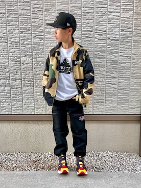 「Reebok(リーボック)のアイテム」を使った、kanaさん(キッズ・142cm)の秋コーディネート