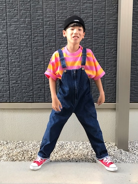 kanaさん(キッズ・126cm)の夏コーディネート