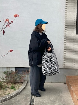 「rps（アールピーエス）のアイテム（ダウンジャケット/コート）」を使った、haruaya77さん（レディース・154cm）の冬コーディネート