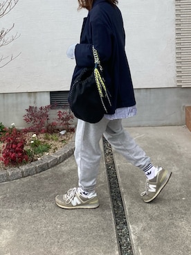 「Graphpaper（グラフペーパー）のアイテム（ジャケット/アウター）」を使った、haruaya77さん（レディース・154cm）の春コーディネート
