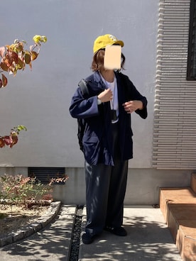 「Graphpaper（グラフペーパー）のアイテム（ジャケット/アウター）」を使った、haruaya77さん（レディース・154cm）の秋コーディネート