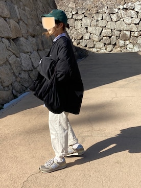 「rps（アールピーエス）のアイテム（ダウンジャケット/コート）」を使った、haruaya77さん（レディース・154cm）の冬コーディネート