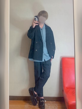 「LHME（エルエイチエムイー）のアイテム（アクセサリー）」を使った、ユノさん（メンズ・165cm）の春コーディネート