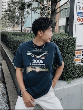 「JOINT WORKS（ジョイントワークス）のアイテム（トップス）」を使った、tom 🦋さん（メンズ・183cm）の夏コーディネート